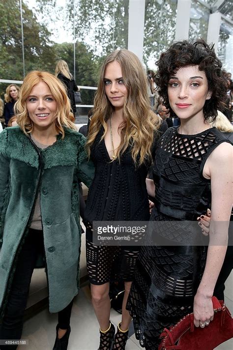 Sienna Miller, Cara Delevingne and Annie Clark attend the 